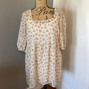 Floral babydoll dress